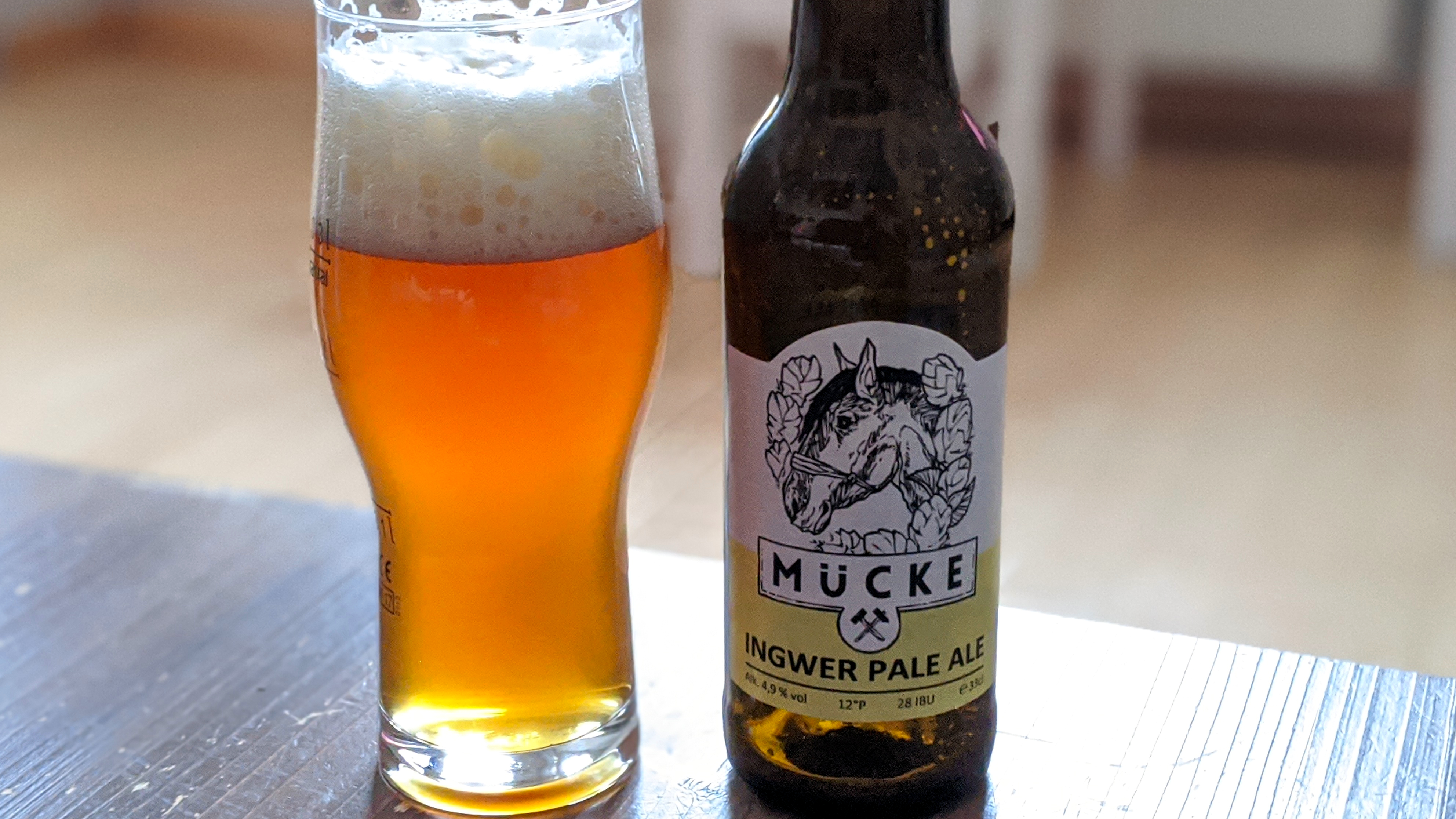 Leckeres Pale Ale mit Ingwer