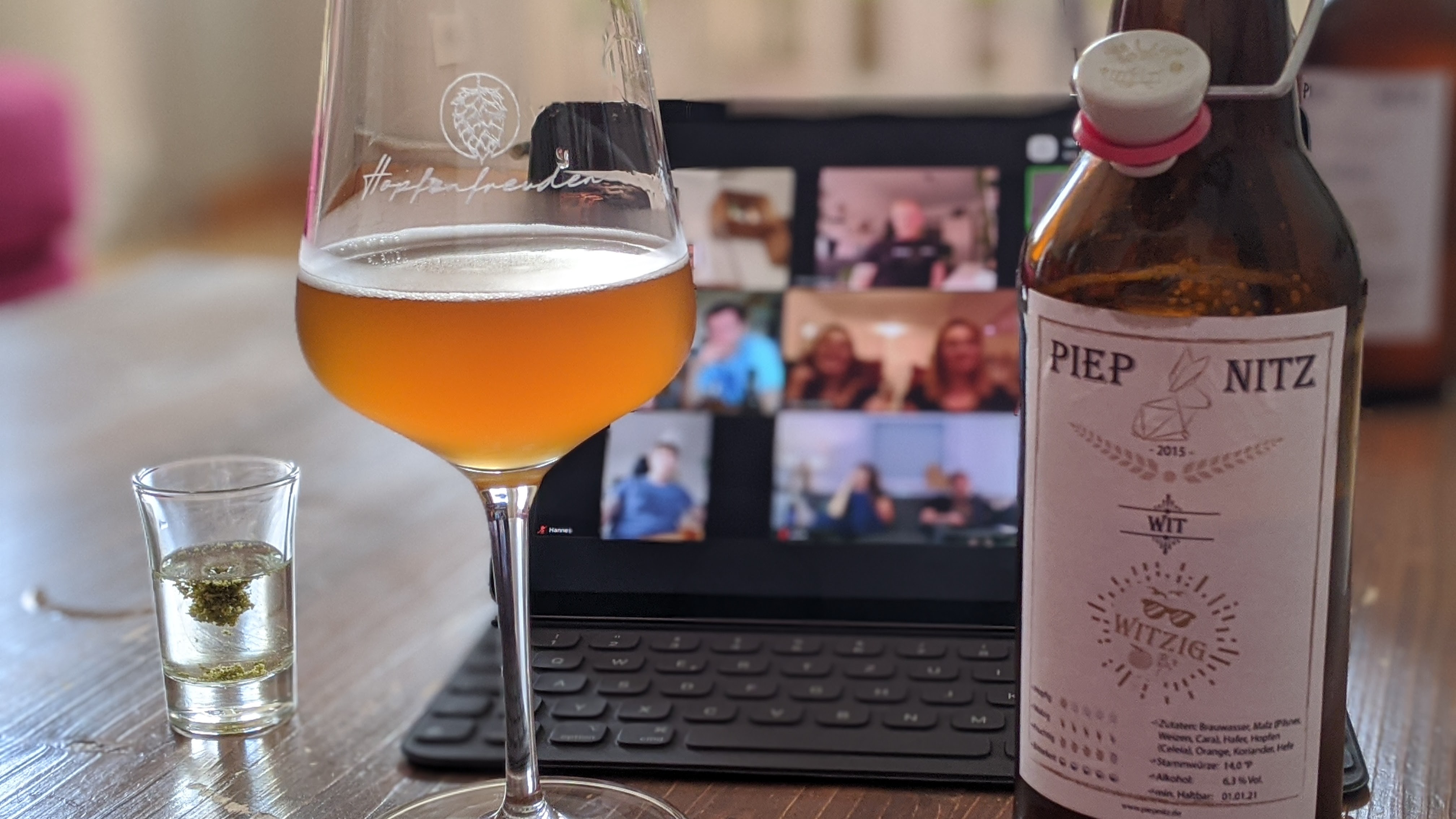 Online-Tasting mit Piepnitz
